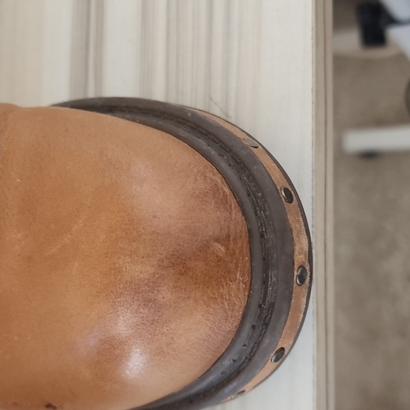 Naya Mirage Leather Ankle Boots Tan Size 6.5 - Picture 11 of 13